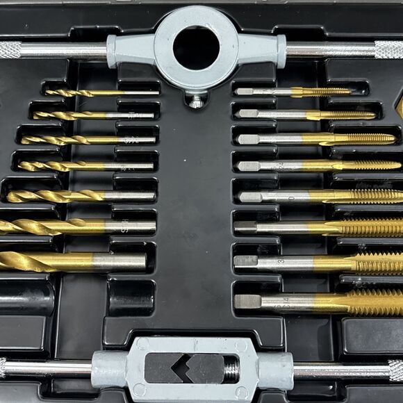 MIBRO 301360 Tap Die and Drill SAE Set, 25 Pieces Missing 1 - Picture 7 of 8